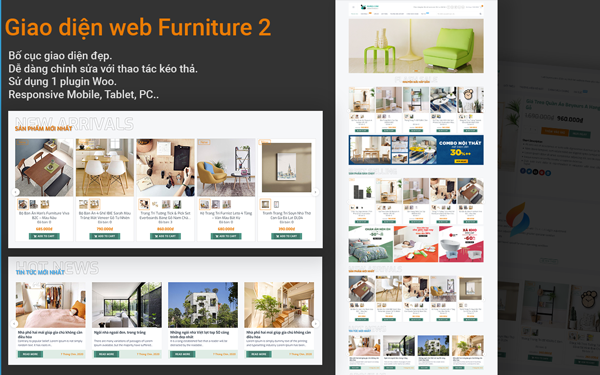 Thiết kế web Furniture 2