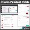 Plugin product table